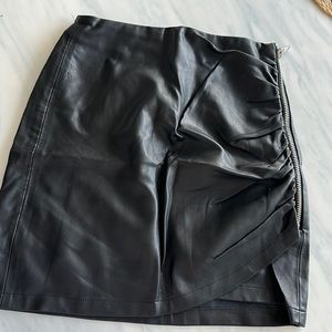 Zara leather skirt